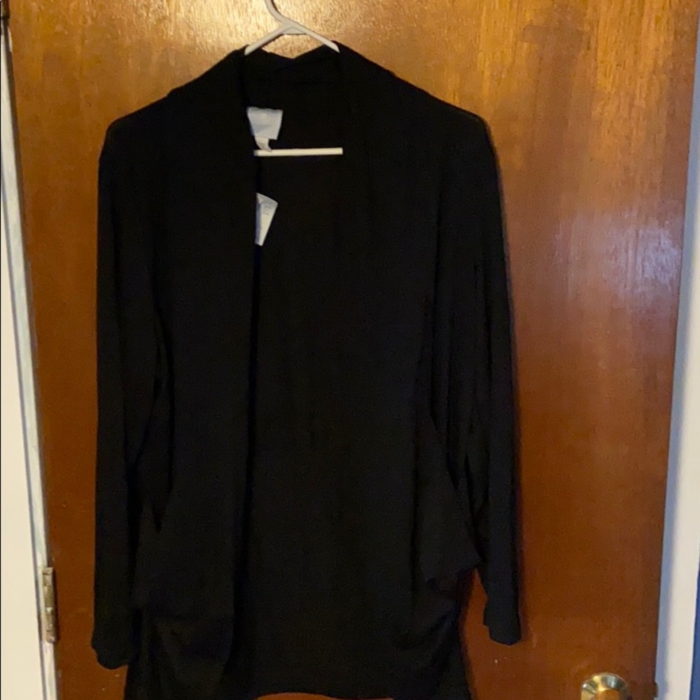 Sunday  light black sweater